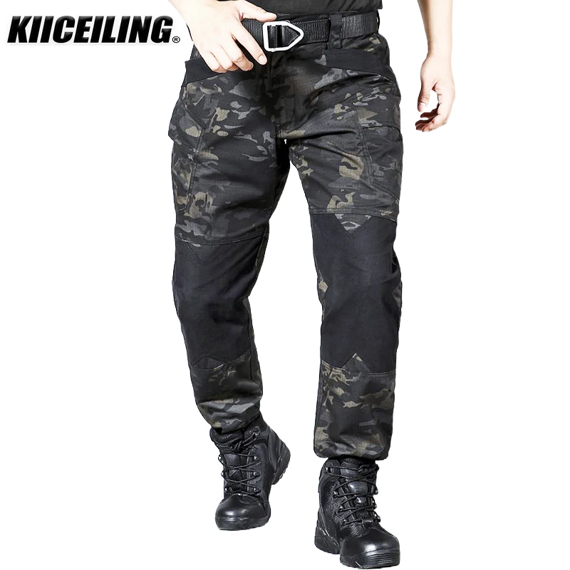 KIICEILING K76 MC Camouflage Military Tactical Pants Men Army Cargo Pants Work Uniform Duty Water Repellent Ripstop Trousers
KIICEILING K76 MC Camouflage Military Tactical Pants Men Army Cargo Pants Work Uniform Duty Water Repellent Ripstop Trousers