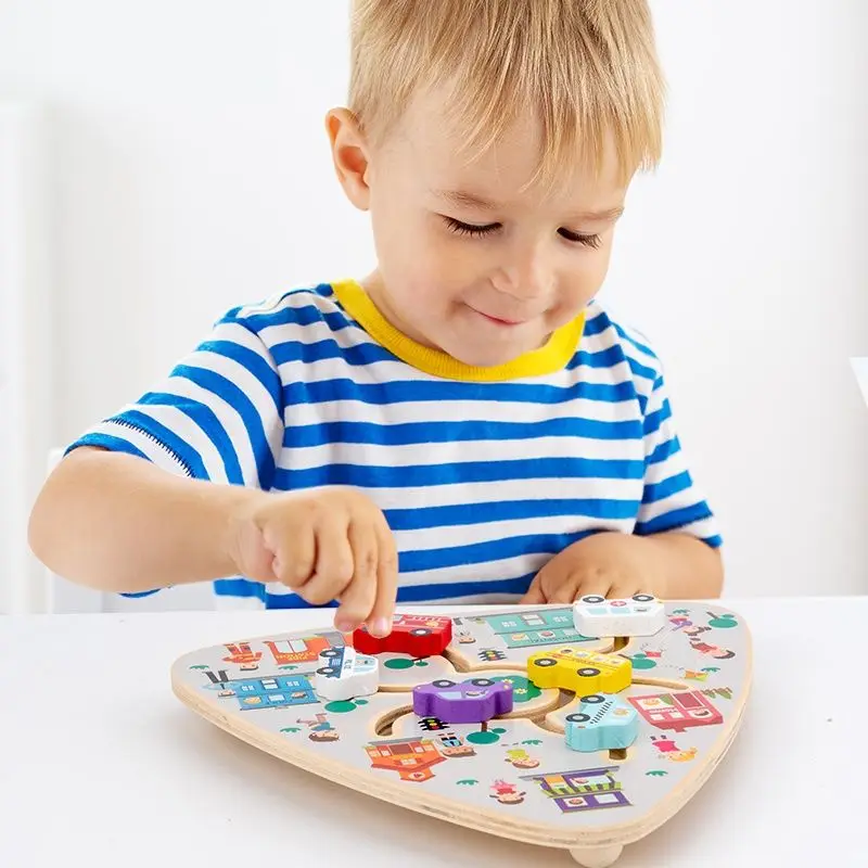 Early Education Toy Wooden Maze Find Matching Game for Infants and Young Children 1-3 Years Old Puzzle Concentration Training
Early Education Toy Wooden Maze Find Matching Game for Infants and Young Children 1-3 Years Old Puzzle Concentration Training