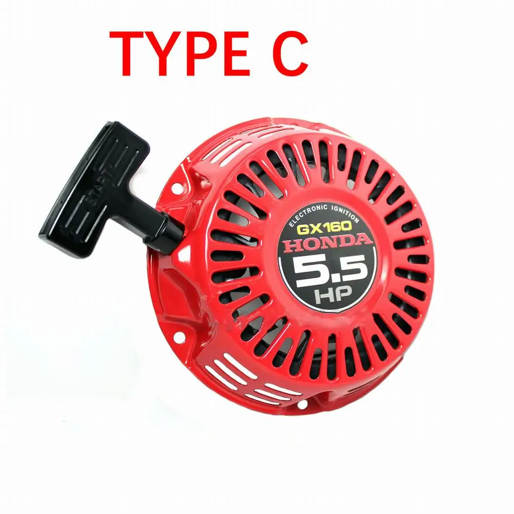 Pull Recoil Starter For Honda Generator GX120 GX160 GX200 Recoil Starter Type C Start Assembly Lawn Mower Parts & Accessories
Pull Recoil Starter For Honda Generator GX120 GX160 GX200 Recoil Starter Type C Start Assembly Lawn Mower Parts & Accessories