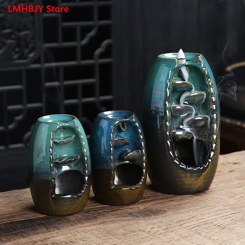 Antique Reverse Flow Incense Burner Creative Kiln Transformation Sandalwood Incense Burner Home Decoration
Antique Reverse Flow Incense Burner Creative Kiln Transformation Sandalwood Incense Burner Home Decoration