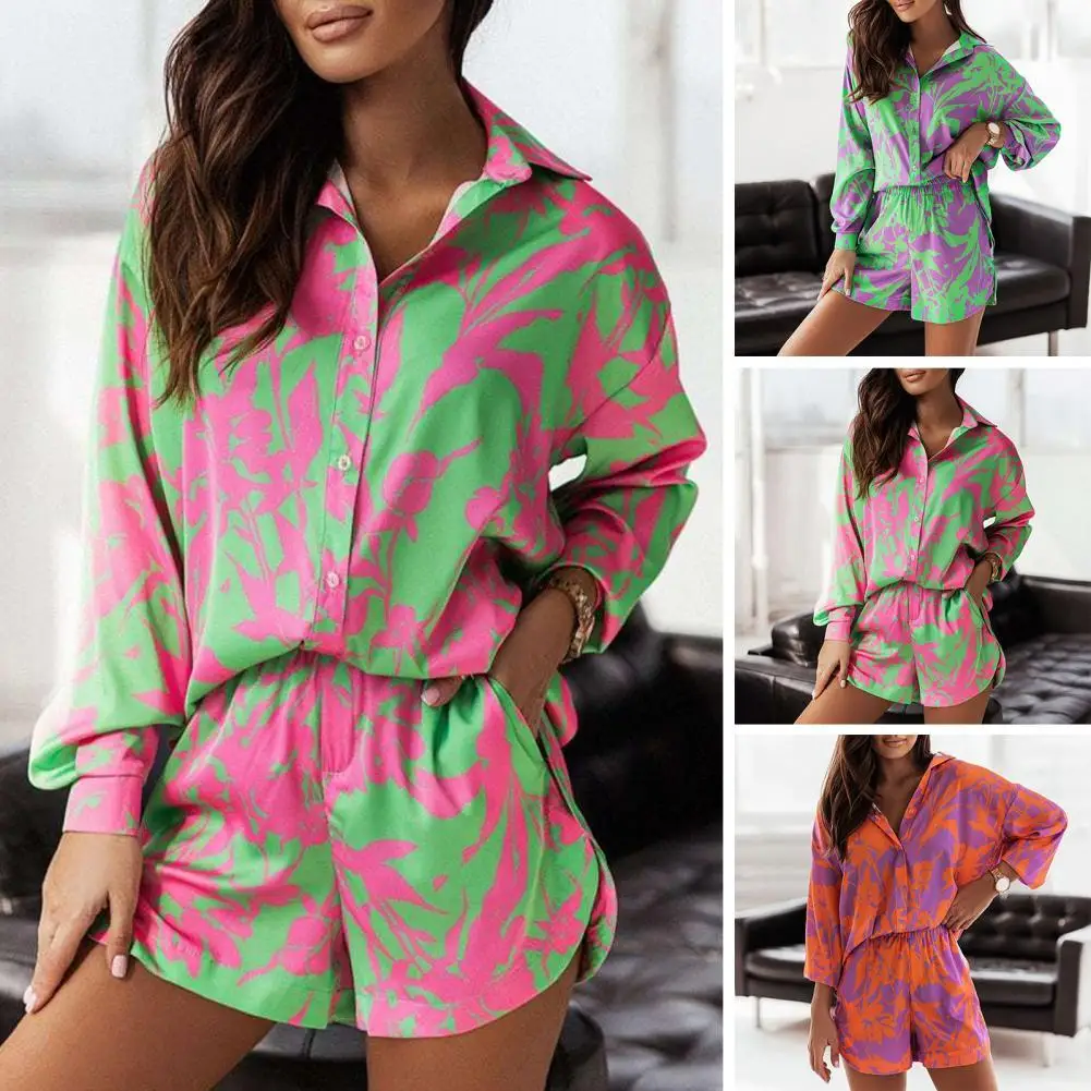 2 Pcs/Set Summer Tops Trousers Set Fabulous Single-breasted Buttons Daily Clothing Women Blouse Pants Set Women Pants Suit
2 Pcs/Set Summer Tops Trousers Set Fabulous Single-breasted Buttons Daily Clothing Women Blouse Pants Set Women Pants Suit