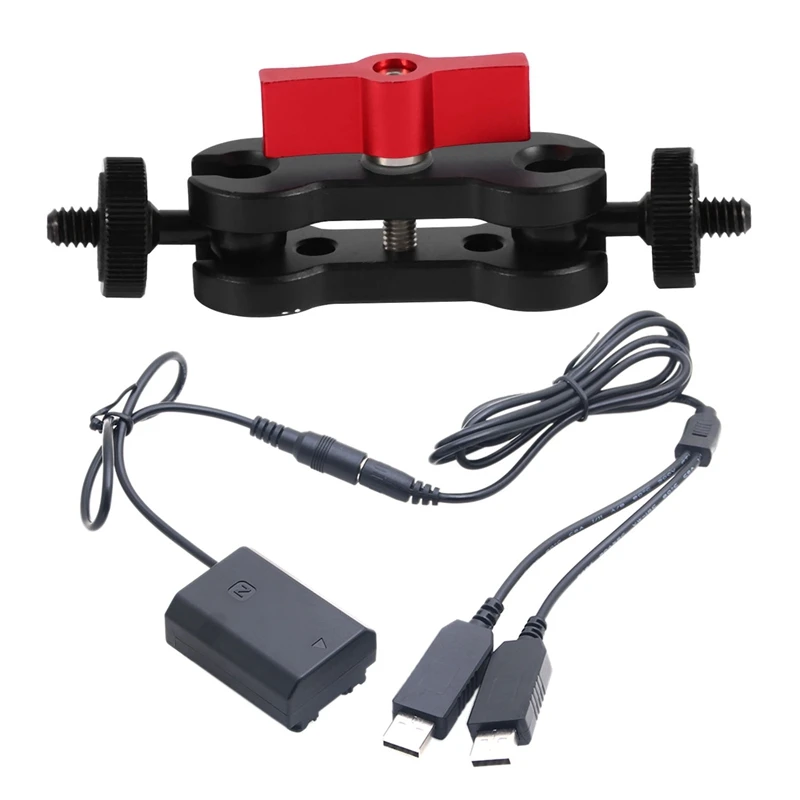 Tripod Magic Arm Mount Adapter DSLR Camera For Monitor With Dc Coupler Dual USB Adapter For Sony A7iii A9 A7riii
Tripod Magic Arm Mount Adapter DSLR Camera For Monitor With Dc Coupler Dual USB Adapter For Sony A7iii A9 A7riii