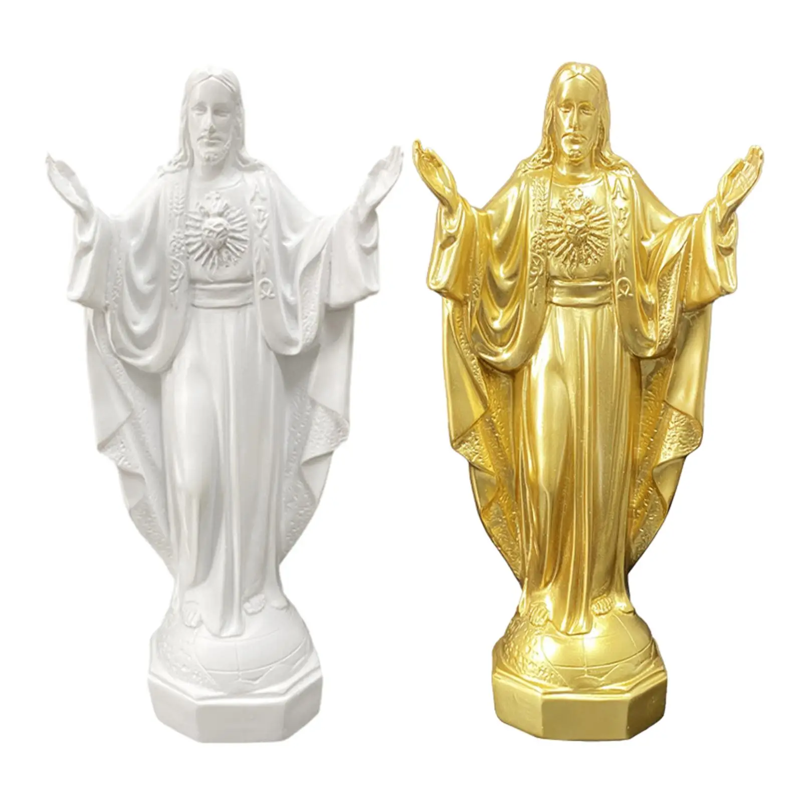 Jesus Statue Religious Figure Decorative Resin Craft Artwork Sculpture Collection for Bedroom Desk Shelf Decoration Gifts
Jesus Statue Religious Figure Decorative Resin Craft Artwork Sculpture Collection for Bedroom Desk Shelf Decoration Gifts