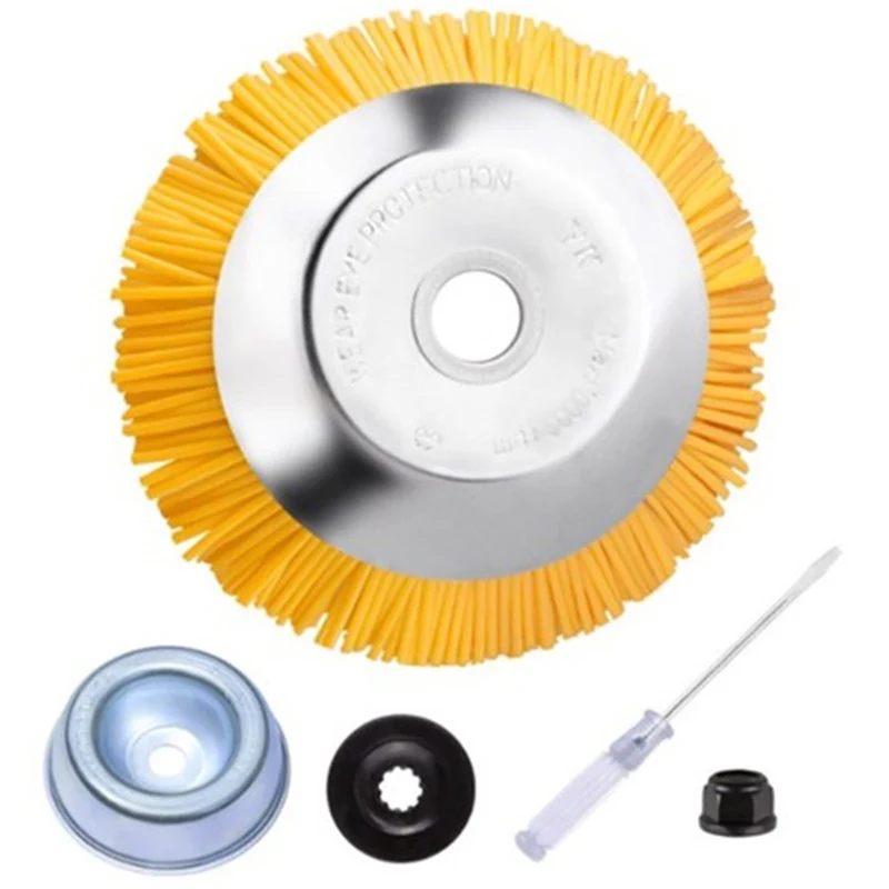Nylon Brush Universal Trimmer Brush Head Durable Garden Tool Outer Diameter 200Mm Inner Hole 25.4Mm
Nylon Brush Universal Trimmer Brush Head Durable Garden Tool Outer Diameter 200Mm Inner Hole 25.4Mm