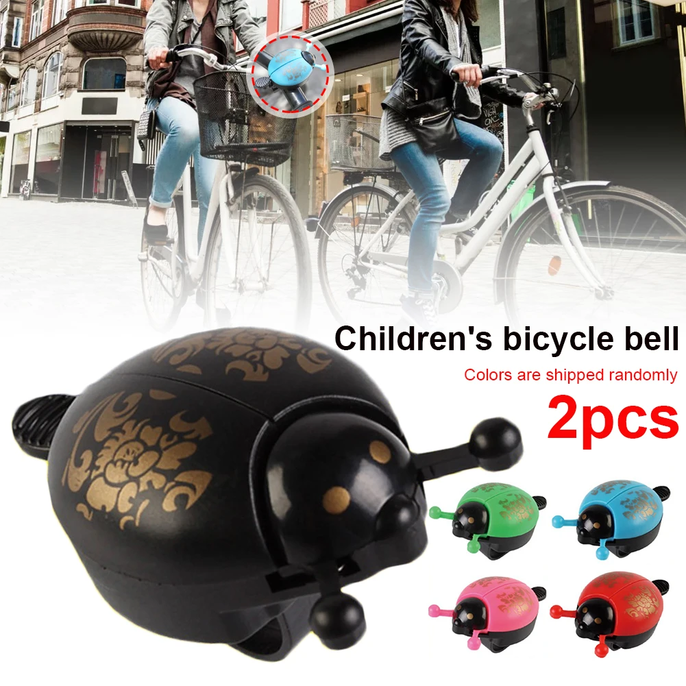 2pcs Bicycle Bell Ring Cute Beetle Cartoon Ladybug Metal Ring Bell Crisp Horn Alarm for Bicycle Cycling 21-23mm Handlebar
2pcs Bicycle Bell Ring Cute Beetle Cartoon Ladybug Metal Ring Bell Crisp Horn Alarm for Bicycle Cycling 21-23mm Handlebar