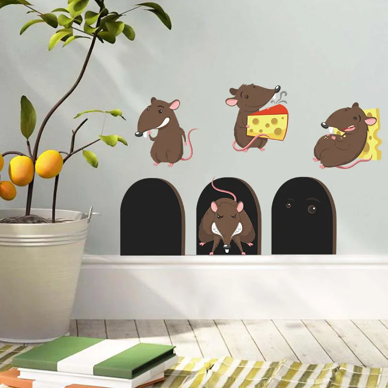 Cute Little Mouse Hole Wall Sticker Kids Room Bedroom Decoration Mural Stairs Wallpaper Home Decor Cartoon Animal Stickers
Cute Little Mouse Hole Wall Sticker Kids Room Bedroom Decoration Mural Stairs Wallpaper Home Decor Cartoon Animal Stickers