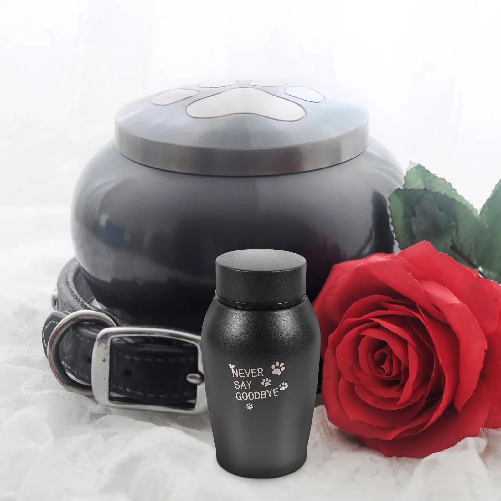 Pet Urn Cat Ashes Bottle Cinerary Casket Bone Container Stainless Steel Can
Pet Urn Cat Ashes Bottle Cinerary Casket Bone Container Stainless Steel Can