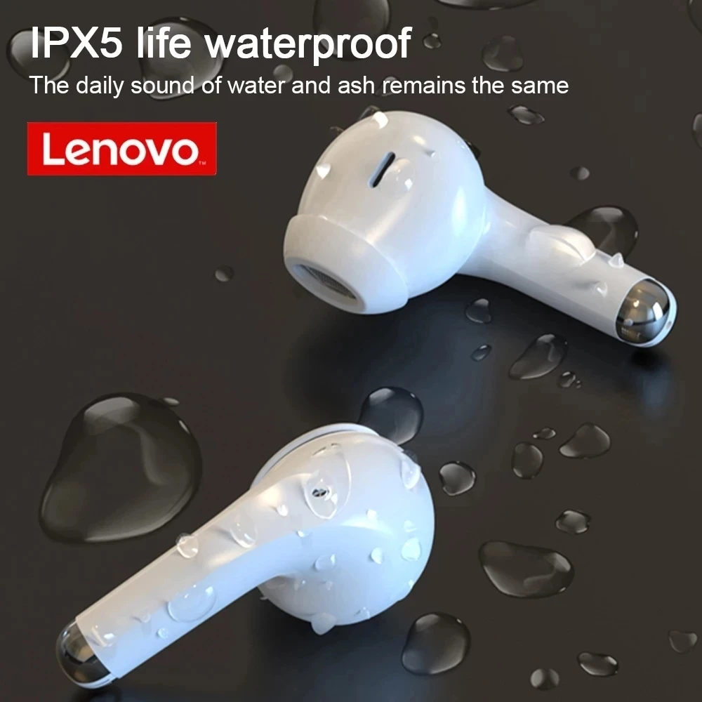 2021 New Lenovo LP40 TWS Bluetooth 5.1 Wireless Earphone Earbuds Stereo Noise Reduction Bass Touch Control Long Standby Headset |