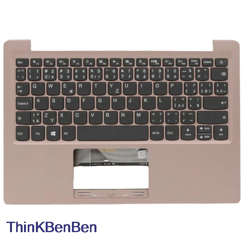 Чешская розовая клавиатура с фианитами верхний корпус подставка для рук Lenovo Ideapad