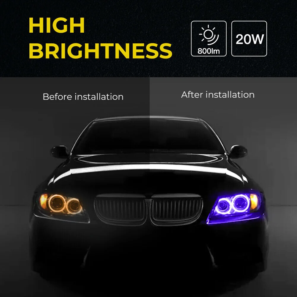 Halo Ring Light LED Angel Eyes 003584ZIZ01A 2pcs 800lm/bulb Blue E60/E61 LCI Vehicles E70 E71 E82/E88 E89 Z4 E63/E64
Halo Ring Light LED Angel Eyes 003584ZIZ01A 2pcs 800lm/bulb Blue E60/E61 LCI Vehicles E70 E71 E82/E88 E89 Z4 E63/E64