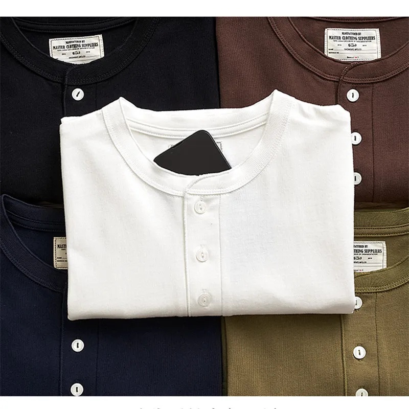 Футболка мужская Тяжелая с воротником «Генри», 230 г
Футболка мужская Тяжелая с воротником «Генри», 230 г