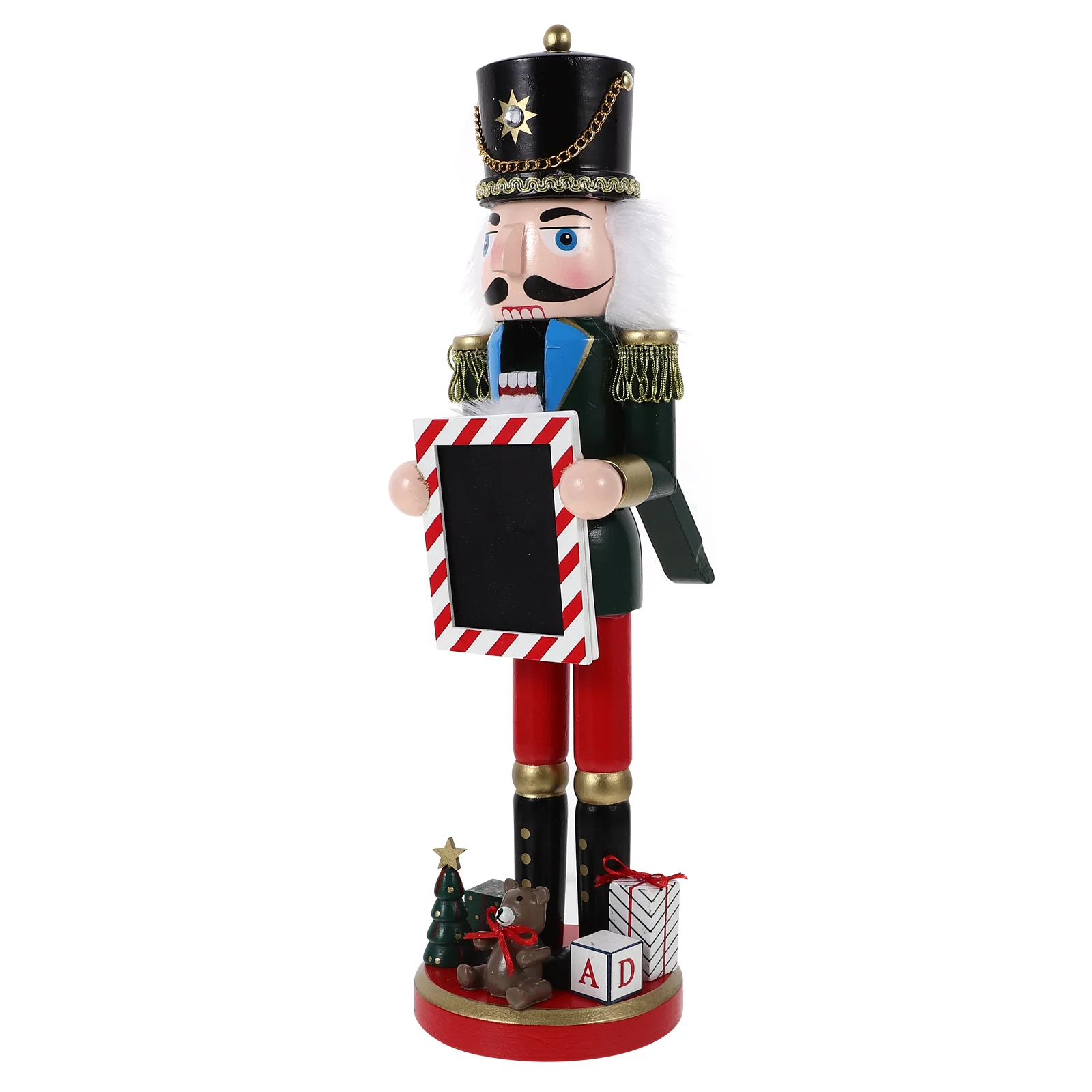 Wood Christmas Nutcracker Crafts Statue Nutcracker Puppet Ornaments Tabletop Soldier New Year Party Christmas Decorations
Wood Christmas Nutcracker Crafts Statue Nutcracker Puppet Ornaments Tabletop Soldier New Year Party Christmas Decorations