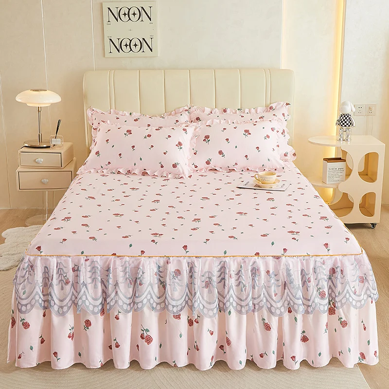 3pcs Home Skirts Bedsheet Bedding Set Bedspreads for Double Bed Linens with Pillowcase Nordic Elastic 2 Bedrooms Lace Aesthetic
3pcs Home Skirts Bedsheet Bedding Set Bedspreads for Double Bed Linens with Pillowcase Nordic Elastic 2 Bedrooms Lace Aesthetic