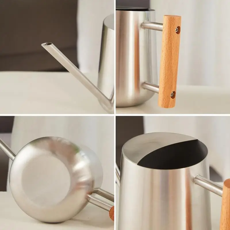 Flower Watering Pot Stainless Steel Plants Watering Can Household Shower Pot Long Spout Open Top Wooden Handle For Garden Tree
Flower Watering Pot Stainless Steel Plants Watering Can Household Shower Pot Long Spout Open Top Wooden Handle For Garden Tree
