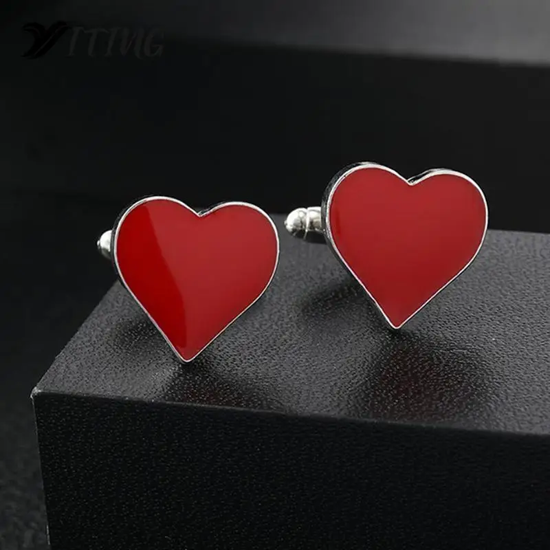 Wedding Suit Dress Cufflinks For Mens Heart Shaped Sleeve Nails Cuff Button Luxury Quality Jewelry Gift Man Auspicious Happiness
Wedding Suit Dress Cufflinks For Mens Heart Shaped Sleeve Nails Cuff Button Luxury Quality Jewelry Gift Man Auspicious Happiness