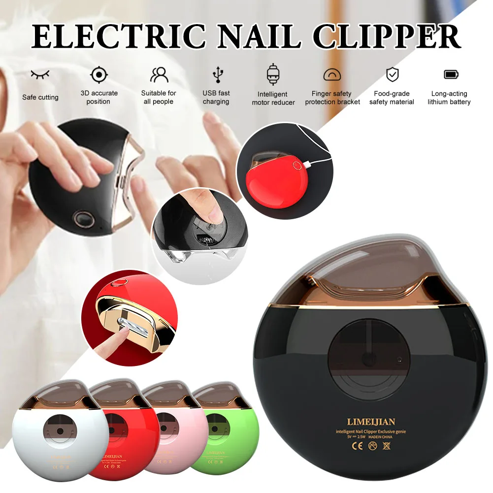 Automatic Electric Nail Clipper Smart Nail Trimmer Portable Safe Nail Cutter Manicure Nail Care Tools For Kids Adults Nail Tool
Automatic Electric Nail Clipper Smart Nail Trimmer Portable Safe Nail Cutter Manicure Nail Care Tools For Kids Adults Nail Tool