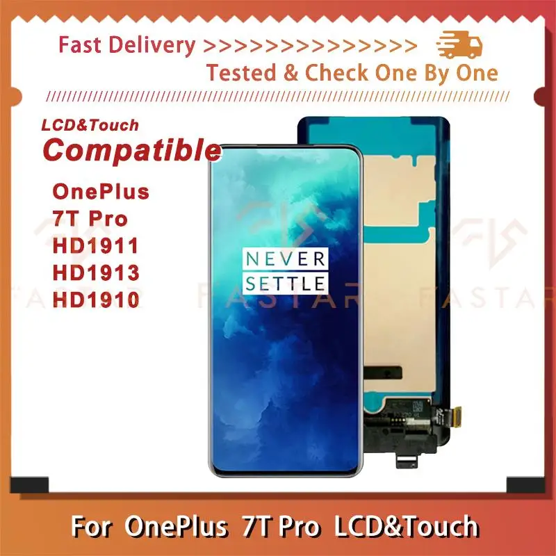 6.67"Original For OnePlus 7T Pro HD1911 HD1913 HD1910 LCD Display Touch Digitizer Assembly replacement phone Screen 1+7TPro lcd
6.67"Original For OnePlus 7T Pro HD1911 HD1913 HD1910 LCD Display Touch Digitizer Assembly replacement phone Screen 1+7TPro lcd