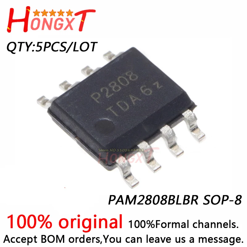 5PCS 100% NEW PAM2808BLBR SOP-8. 
5PCS 100% NEW PAM2808BLBR SOP-8.