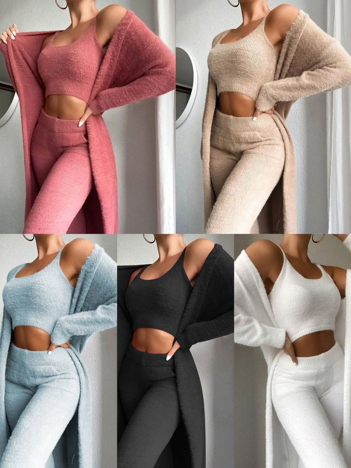 Ig blogger mesmo estilo moda feminina & chique pijamas sexy de pelúcia casa wear 3 peças conjuntos para o sexo feminino
Ig blogger mesmo estilo moda feminina & chique pijamas sexy de pelúcia casa wear 3 peças conjuntos para o sexo feminino