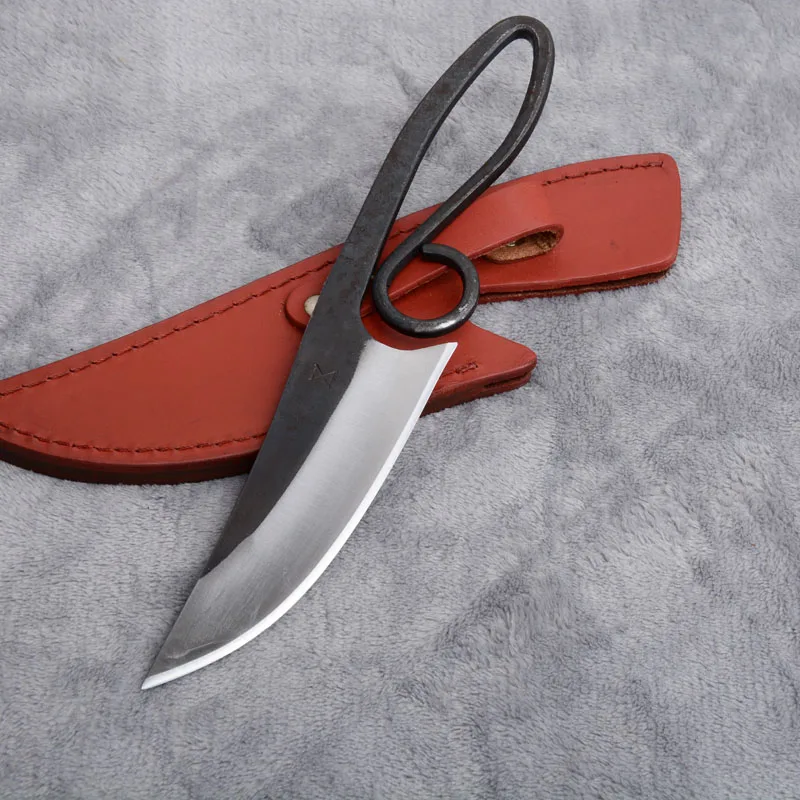 Hand forged 440 high carbon steel sharp outdoor knife Household bone shaving knife slicing kitchen knife Bush hunting knife
Hand forged 440 high carbon steel sharp outdoor knife Household bone shaving knife slicing kitchen knife Bush hunting knife