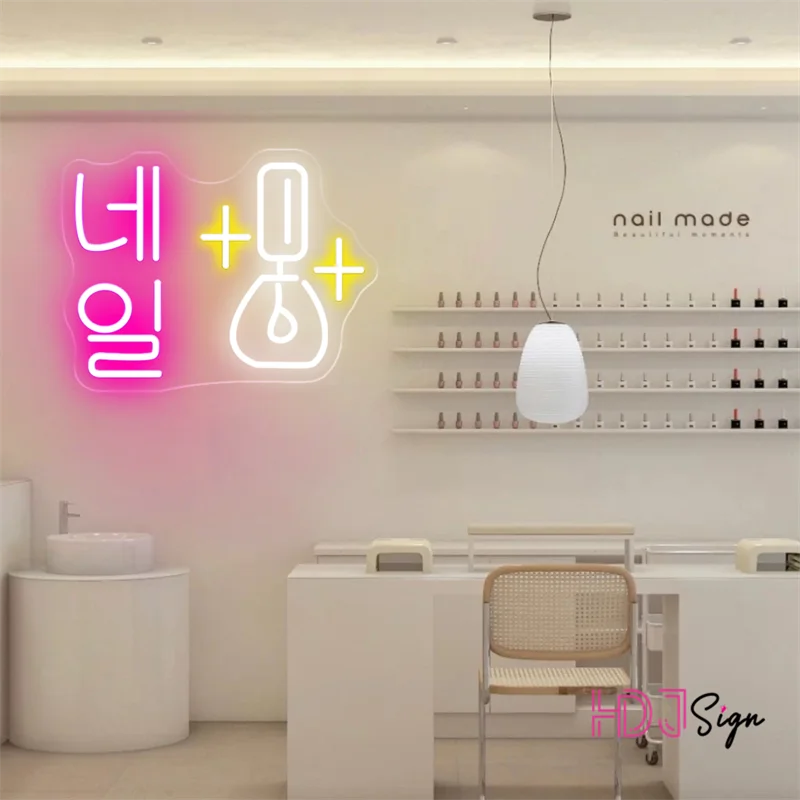 Korean Nails Neon Sign Led Lights Beauty Salon Neon Led Sign Business Logo Custom Neon Lights Nails Room Decor Wall Neon Lamps
Korean Nails Neon Sign Led Lights Beauty Salon Neon Led Sign Business Logo Custom Neon Lights Nails Room Decor Wall Neon Lamps
