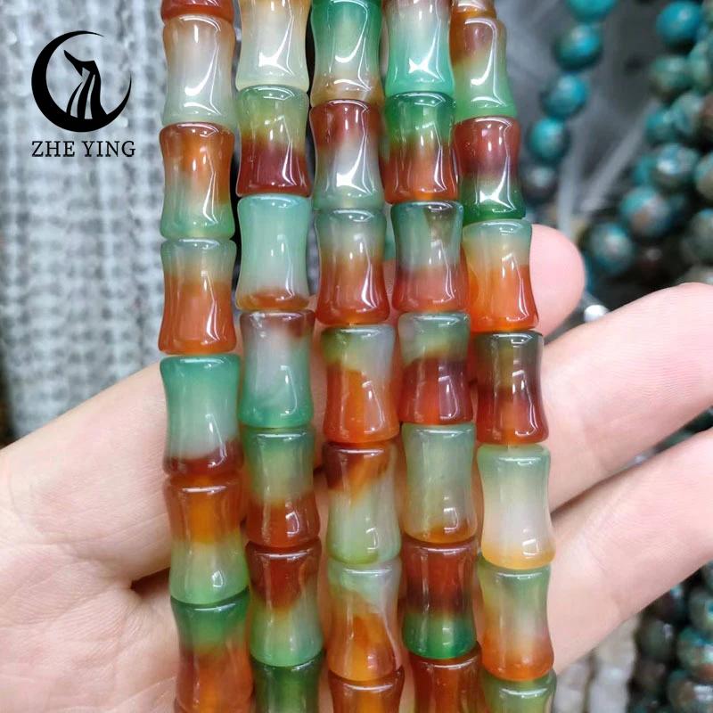 Factory Price Natural Stone Bamboo Shape Agate Jade Beads Loose Spacer Beads for Jewelry Making Bracelet Necklace Gift
Factory Price Natural Stone Bamboo Shape Agate Jade Beads Loose Spacer Beads for Jewelry Making Bracelet Necklace Gift