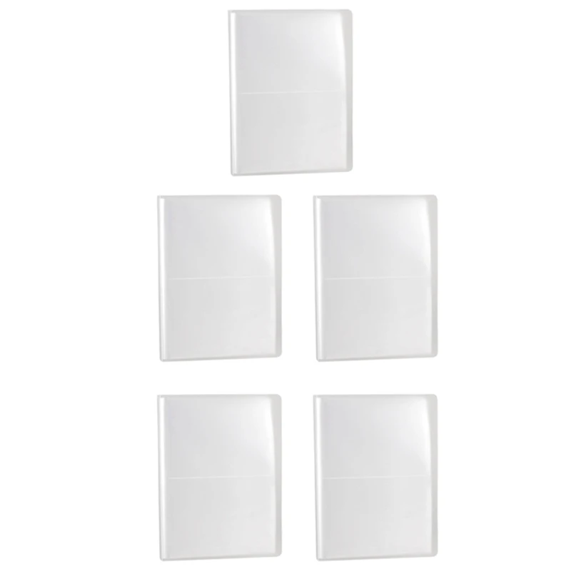 

5X PP Pure Frosted Simple Cover Transparent Insert Type 5R 7 Inch PP Photo Album Write Collection 80 Photos Kid Gifts
