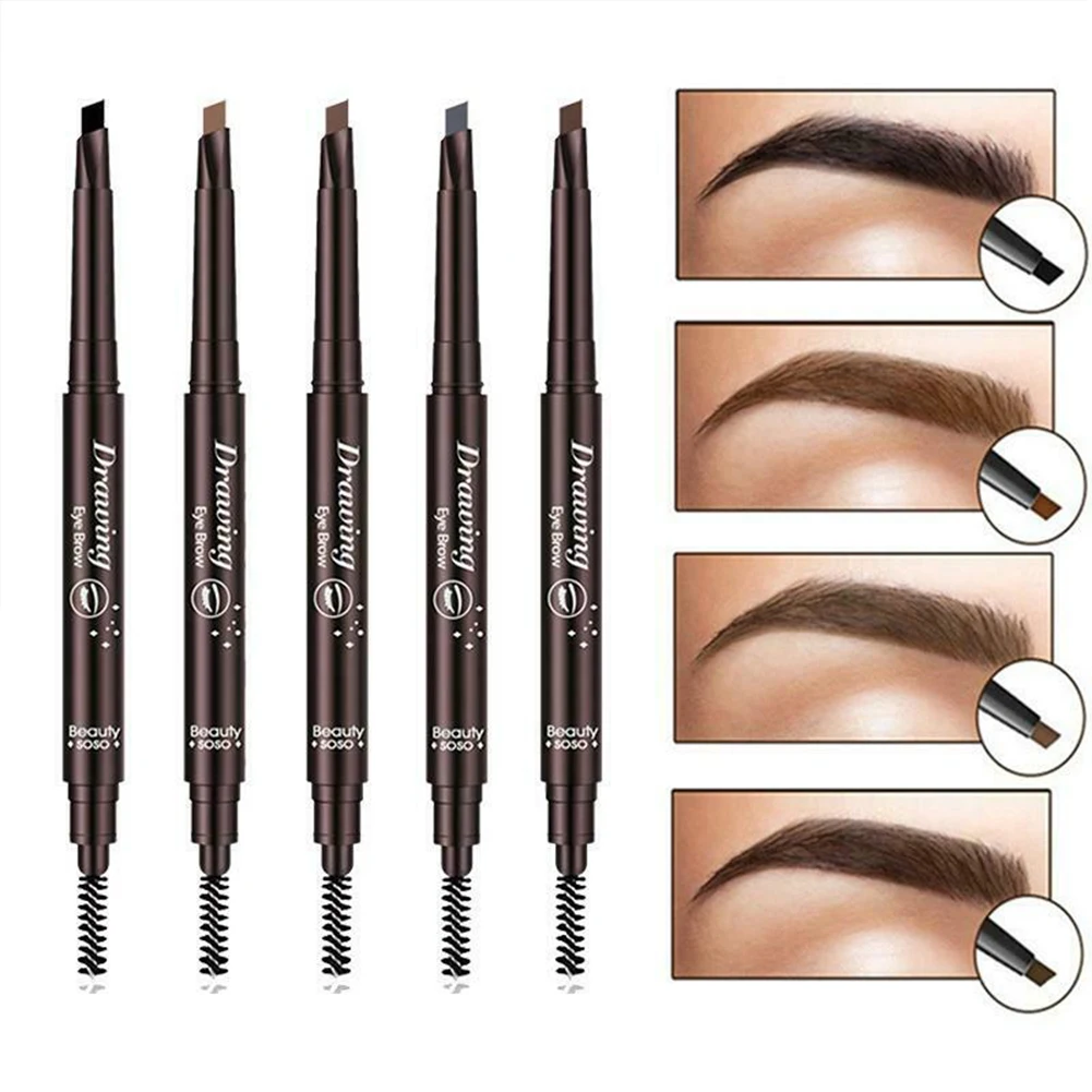 Double-Head Eyebrow Pencil Waterproof Non-Marking Long-Lasting One-Word Eyebrow Thrush No Smudging Eye Brow Powder Pen
Double-Head Eyebrow Pencil Waterproof Non-Marking Long-Lasting One-Word Eyebrow Thrush No Smudging Eye Brow Powder Pen