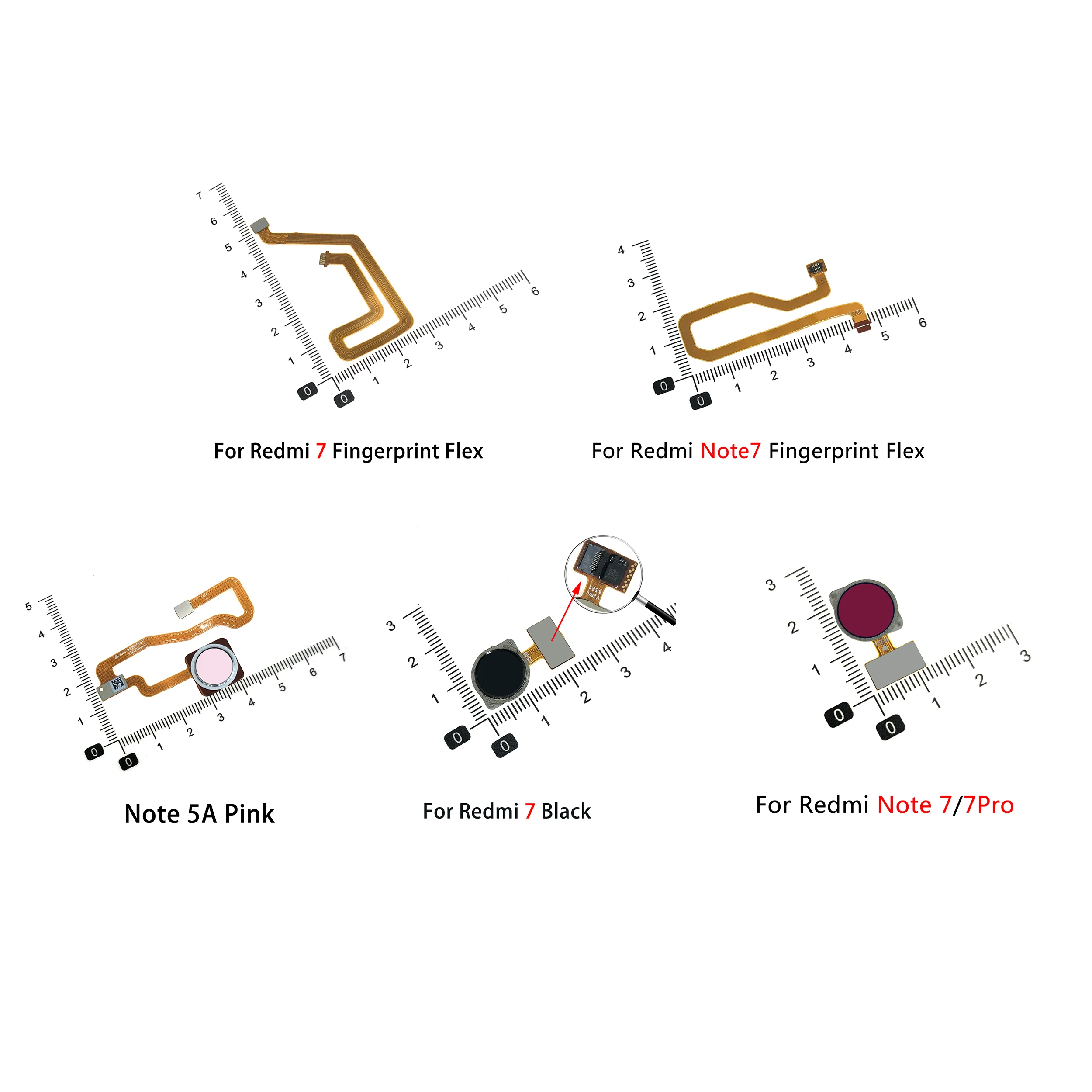 Touch ID Fingerprint Sensor Scanner Flex Cable For Xiaomi Redmi 7 Note 5A Note7 7Pro Home Return Button Key Replace Parts
Touch ID Fingerprint Sensor Scanner Flex Cable For Xiaomi Redmi 7 Note 5A Note7 7Pro Home Return Button Key Replace Parts