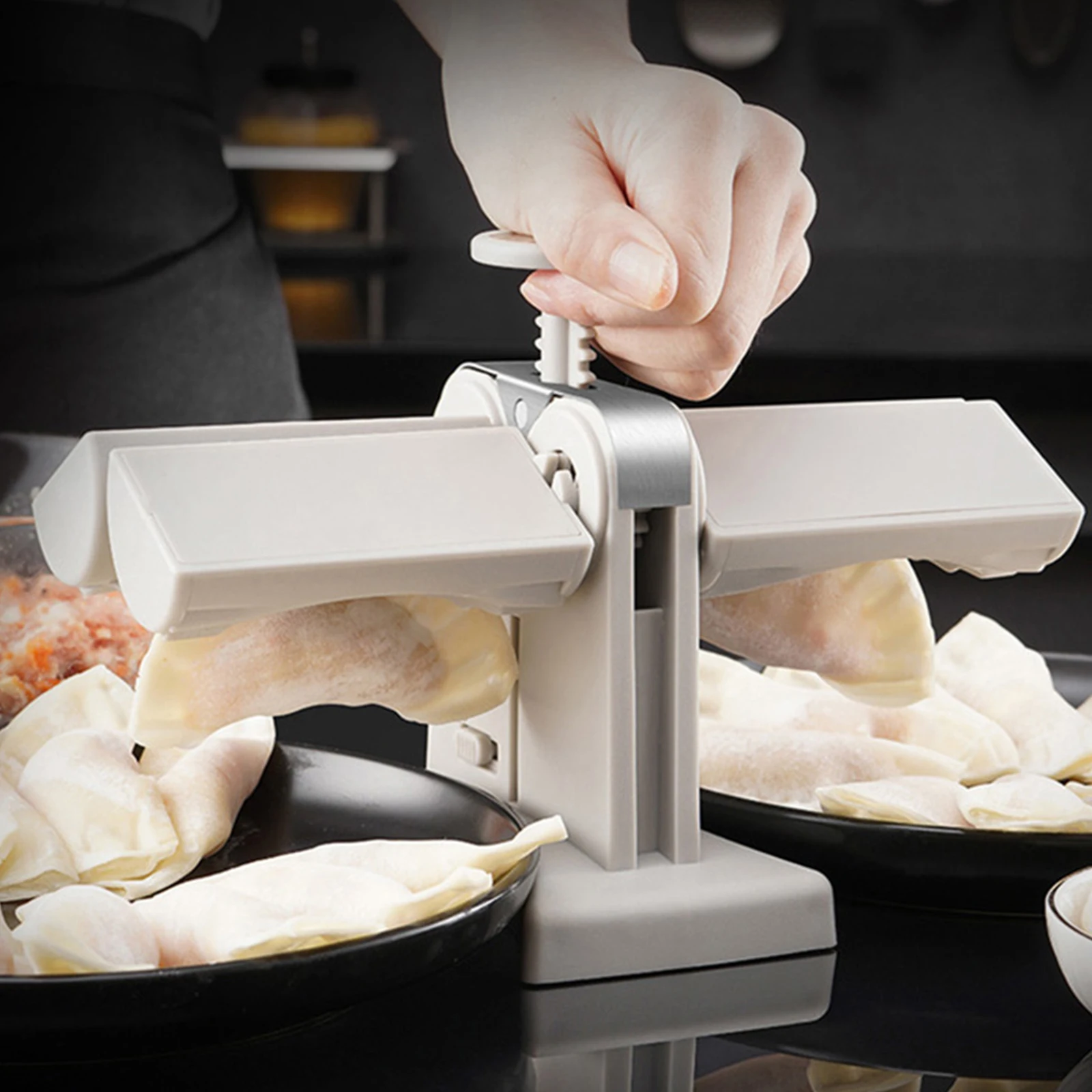 Dumpling Maker Machine Kitchen Tool Accessories Double Head Press Dumplings Mold DIY Empanadas Dumpling Mould
Dumpling Maker Machine Kitchen Tool Accessories Double Head Press Dumplings Mold DIY Empanadas Dumpling Mould