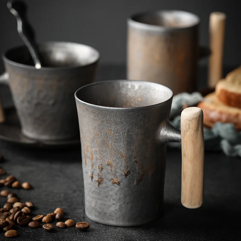 Gilt Wood Handle Coffee Cup Flower Luxury Hanging Ear Vintage Mug Thick Pottery Cup Ceramic Cup Drinkware Type Style Shape
Gilt Wood Handle Coffee Cup Flower Luxury Hanging Ear Vintage Mug Thick Pottery Cup Ceramic Cup Drinkware Type Style Shape