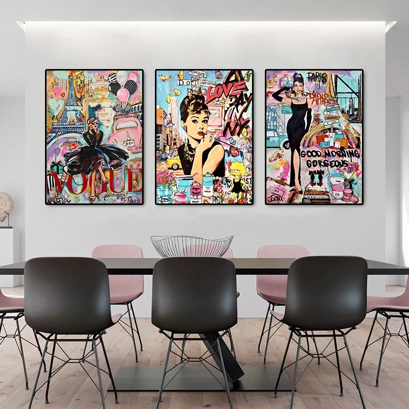 Art Graffiti Watercolor Fashion Woman Picture Personality Graffiti Poster Canvas Painting Living Room Bedroom Modern Home Decor
Art Graffiti Watercolor Fashion Woman Picture Personality Graffiti Poster Canvas Painting Living Room Bedroom Modern Home Decor