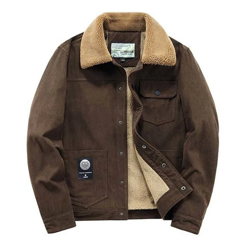 MORUANCLE Man Winter Warm Jackets And Coats Fleece Lined Thick Thermal Corduroy Parkas Outerwear Casual Cargo Tops Big Size 5XL
MORUANCLE Man Winter Warm Jackets And Coats Fleece Lined Thick Thermal Corduroy Parkas Outerwear Casual Cargo Tops Big Size 5XL