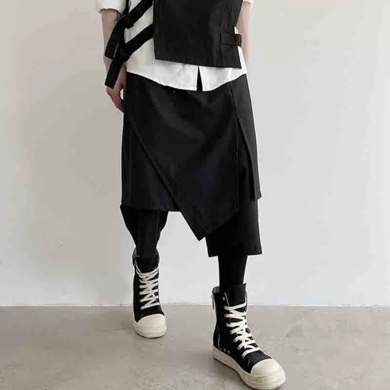 Japanese 2023 Summer New Men's Trend Loose Skirt Pants Yamamoto Personality Casual Fashion Irregular 2-piece Hip Hop Harem
Japanese 2023 Summer New Men's Trend Loose Skirt Pants Yamamoto Personality Casual Fashion Irregular 2-piece Hip Hop Harem
