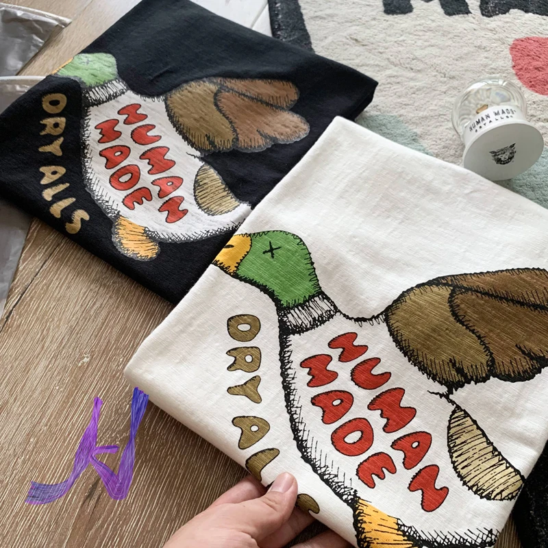 2022ss Human Made T-shirt Men's Women's High Quality Loose Short Sleeve Cartoon Duck Print Tops
2022ss Human Made T-shirt Men's Women's High Quality Loose Short Sleeve Cartoon Duck Print Tops