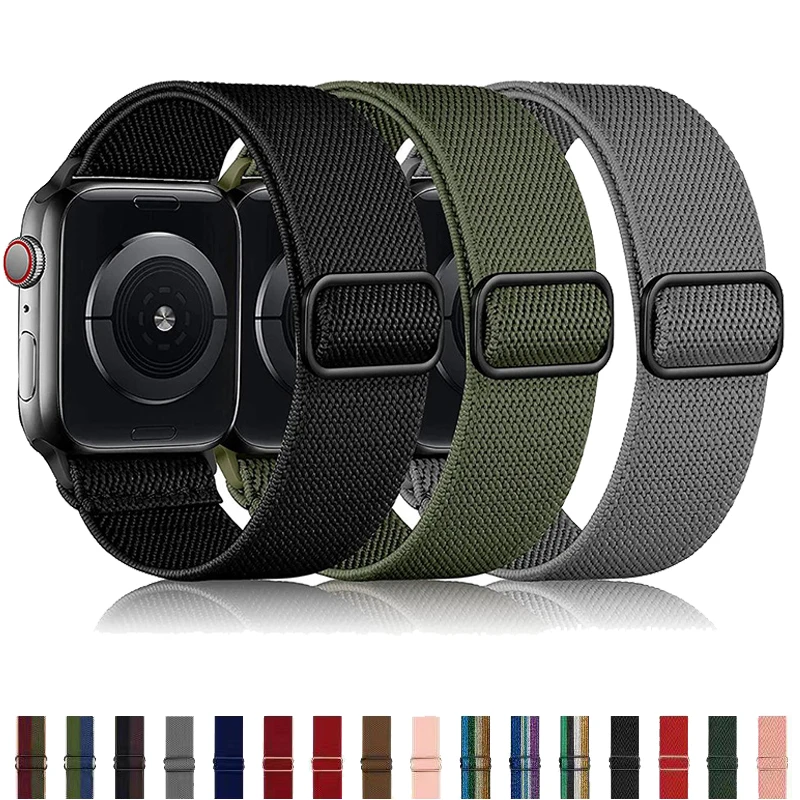 Ремешок резиновый для Apple Watch Band, регулируемый нейлоновый браслет для iWatch series Ultra 3 4 5 SE 6 7 8, 49 мм 45 мм 44 мм 40 мм 41 мм
Ремешок резиновый для Apple Watch Band, регулируемый нейлоновый браслет для iWatch series Ultra 3 4 5 SE 6 7 8, 49 мм 45 мм 44 мм 40 мм 41 мм