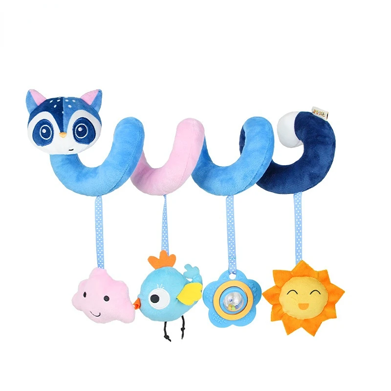

New Animal Bed Around The Baby Multifunctional Stroller Hanging with Ringing Paper Baby Toy Bed Hanging Baby Toys 0-12 Months