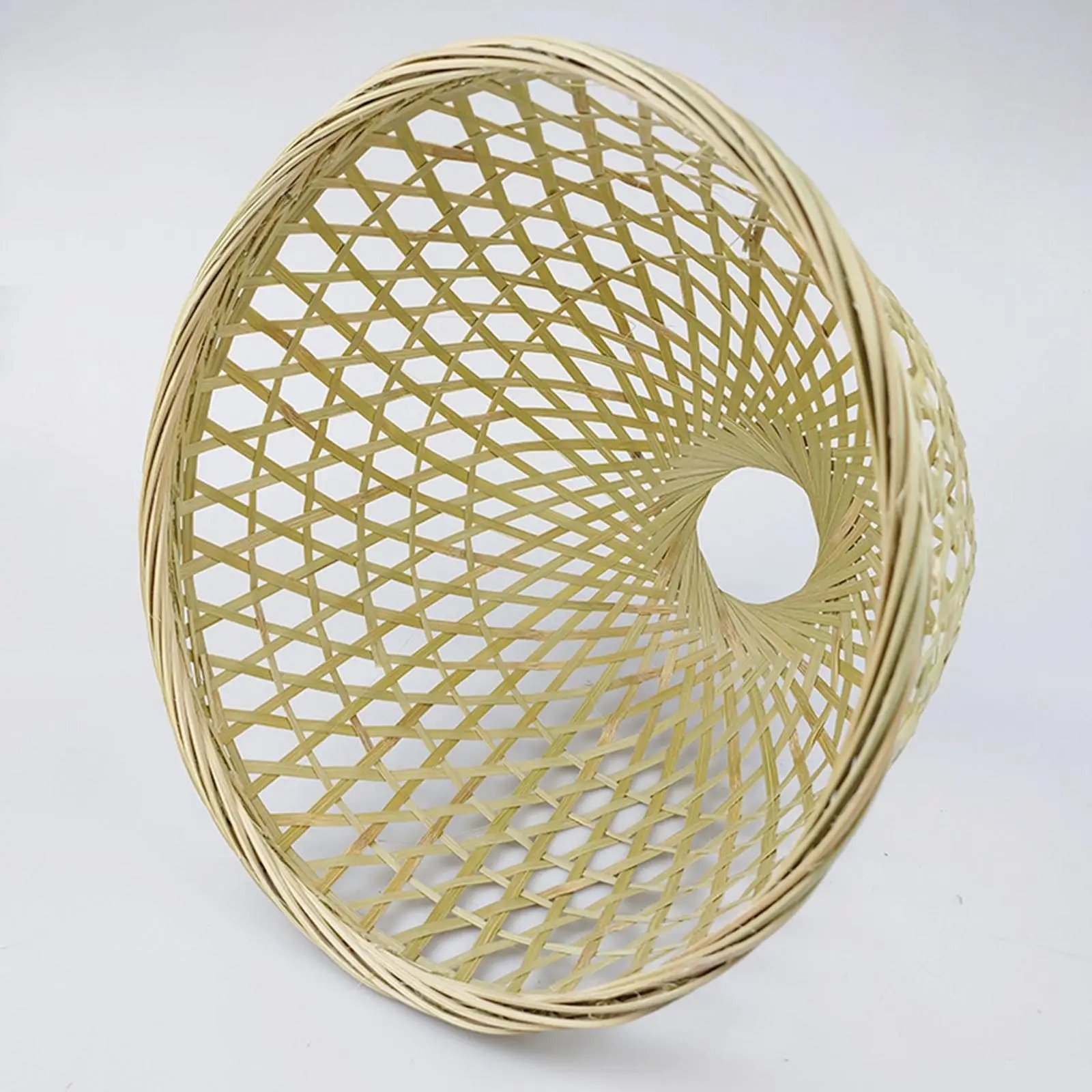 Natural Bamboo Woven Lampshade Hanging Light Fixture Handwoven Rustic Durable Round Shaped Basket for Dining Room Teahouse Hotel
Natural Bamboo Woven Lampshade Hanging Light Fixture Handwoven Rustic Durable Round Shaped Basket for Dining Room Teahouse Hotel