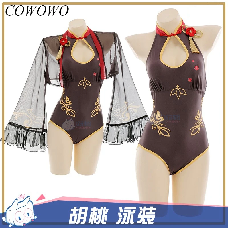 COWOWO Anime! Genshin Impact Hu Tao Hutao Summer Hot Spring Swimsuit Sexy Jumpsuits Uniform Cosplay Costume Pool Party Swimwear
COWOWO Anime! Genshin Impact Hu Tao Hutao Summer Hot Spring Swimsuit Sexy Jumpsuits Uniform Cosplay Costume Pool Party Swimwear