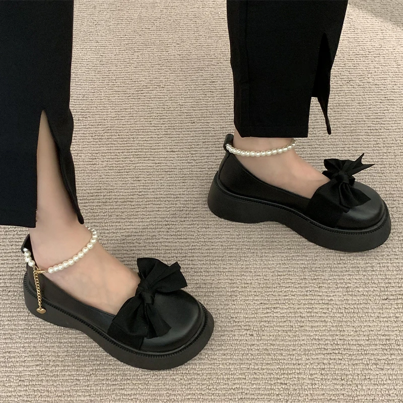 Summer New Women String Bead Mary Jane Flats Shoes 2022 Sweet Bow Platform Lolita Sandals Brand Party Dress Walking Women Shoes
Summer New Women String Bead Mary Jane Flats Shoes 2022 Sweet Bow Platform Lolita Sandals Brand Party Dress Walking Women Shoes