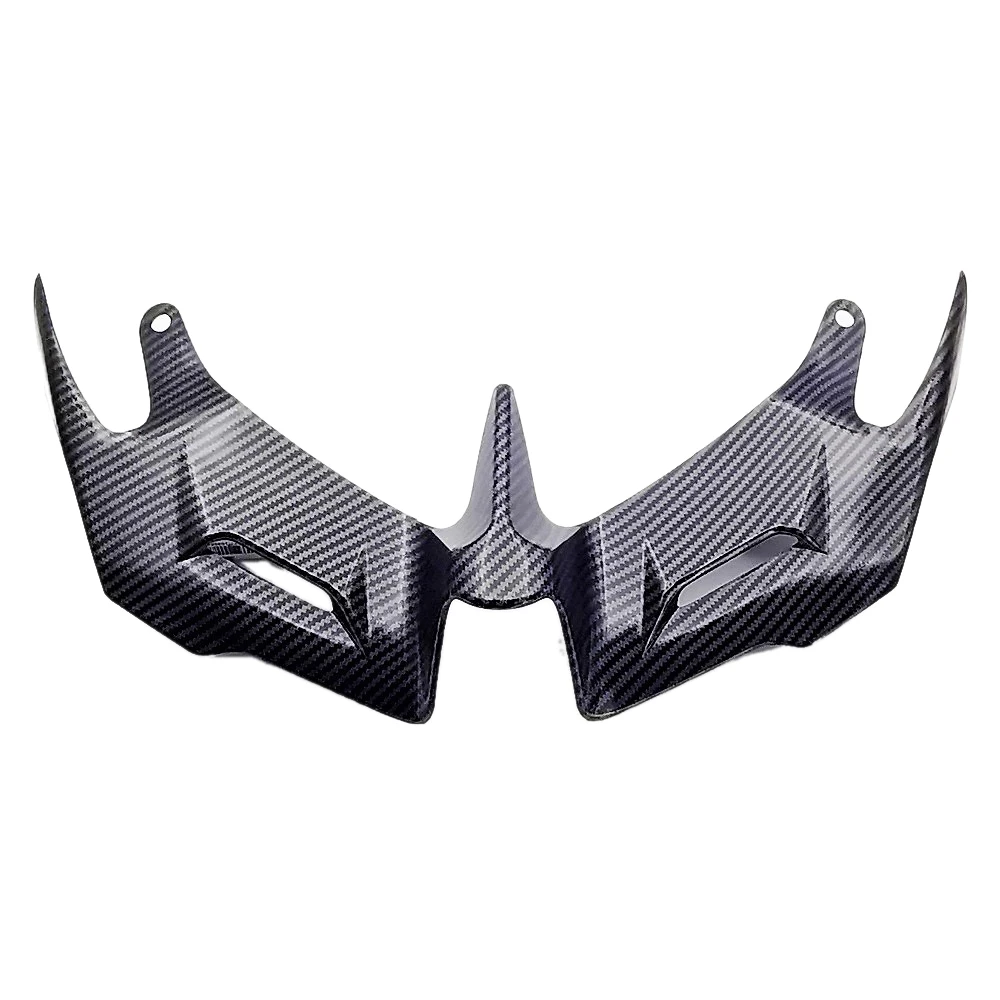 

Передние аэродинамические крылья для мотоцикла, Обтекатели для лобового стекла для Yamaha YZF R3 R25 2014-2021, узор из углеродного волокна