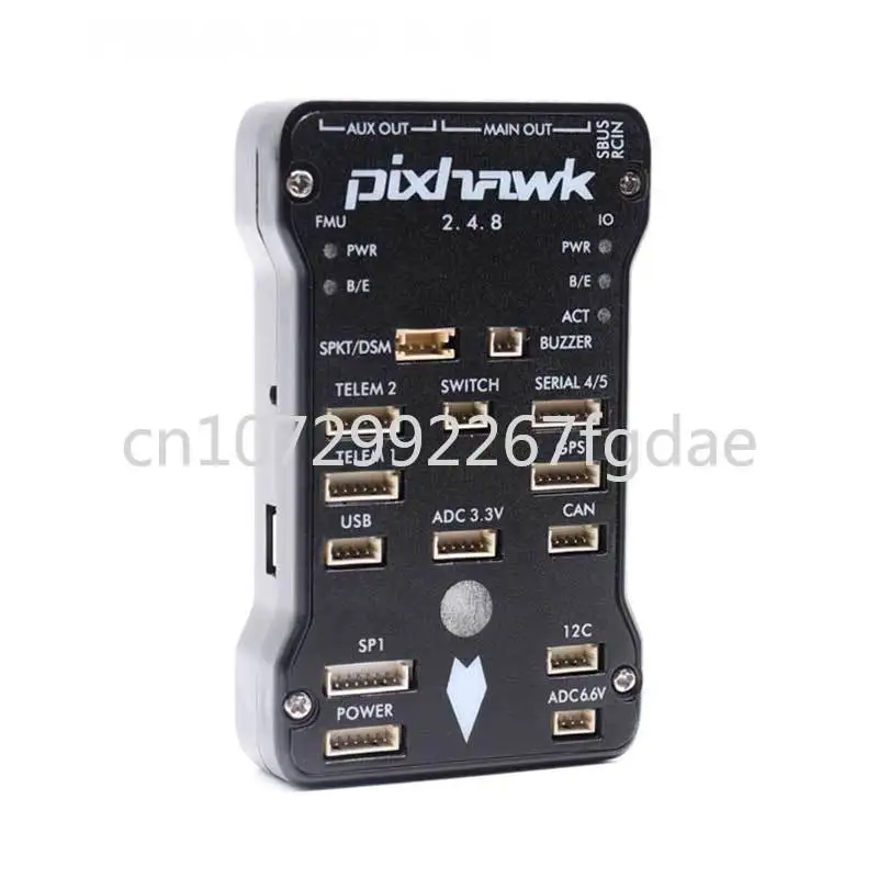 Материнская плата управления для дрона Pixhawk2.4.8 с открытым исходным кодом, интеллектуальная четырехосевая плата управления полетом для транспортного средства, PX4, 32-разрядный GPS
Материнская плата управления для дрона Pixhawk2.4.8 с открытым исходным кодом, интеллектуальная четырехосевая плата управления полетом для транспортного средства, PX4, 32-разрядный GPS