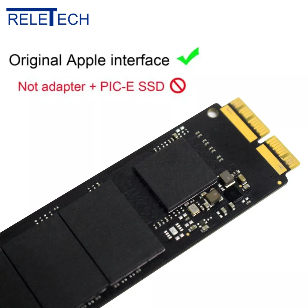 SSD Reletech для Macbook SSD 512ГБ 1ТБ 2013 2014 2015 Pro Retina A1502 A1398 iMac A1418 A1419 Air A1465 A1466 и т.д.