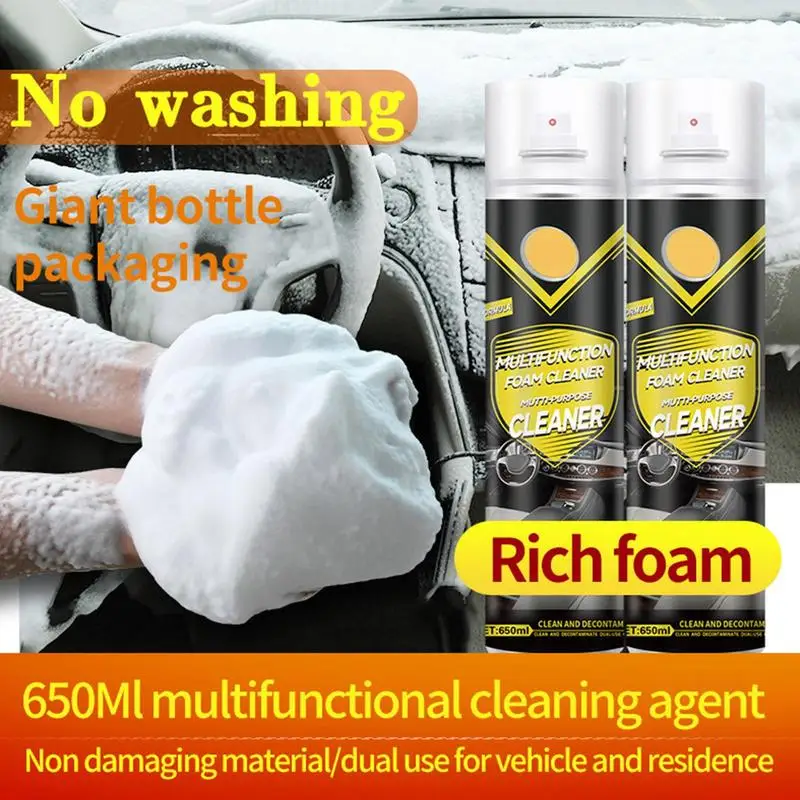 Foam Cleaner Strong Decontamination Car Interior Ceiling Seat Clean Foam Cleaner Leather Clean Washer Car Interior Foam Cleaner
Foam Cleaner Strong Decontamination Car Interior Ceiling Seat Clean Foam Cleaner Leather Clean Washer Car Interior Foam Cleaner