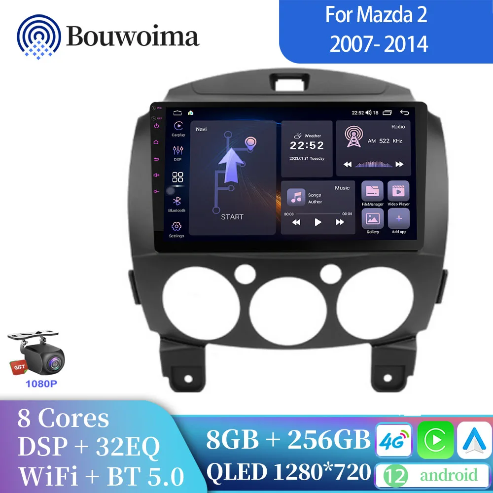 Android 12 для Mazda 2 2007-2014 автомобильное радио, интеллектуальная система pantalla dsp carplay, Авторадио gps android авто
Android 12 для Mazda 2 2007-2014 автомобильное радио, интеллектуальная система pantalla dsp carplay, Авторадио gps android авто