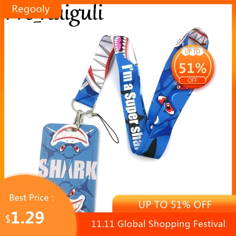 Shark Lanyard Credit Card ID Holder Bag Student Women Travel Card Cover Badge Car Keychain Gifts Accessories
Shark Lanyard Credit Card ID Holder Bag Student Women Travel Card Cover Badge Car Keychain Gifts Accessories