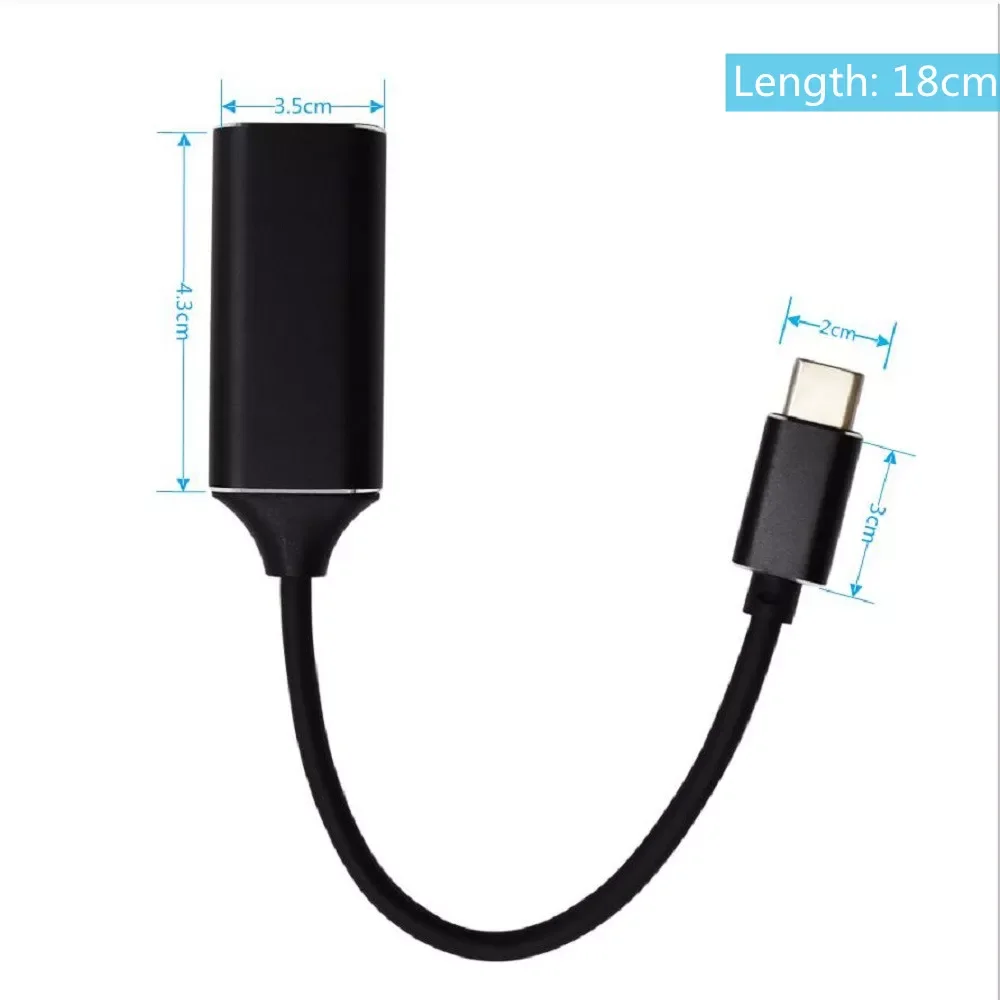 USB C to HDMI-compatible Cable Type-C to HD-MI HD Adapter USB 3.1 4K Converter for PC Laptop MacBook Huawei Mate 30
USB C to HDMI-compatible Cable Type-C to HD-MI HD Adapter USB 3.1 4K Converter for PC Laptop MacBook Huawei Mate 30