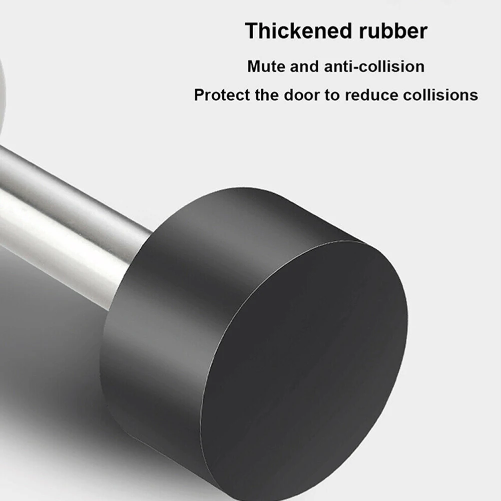Floor Protector Door Bumper Wardrobes 10*10*5cm 1pc 304 Stainless Steel Black Solid Soundproofing Floor Mounted
Floor Protector Door Bumper Wardrobes 10*10*5cm 1pc 304 Stainless Steel Black Solid Soundproofing Floor Mounted