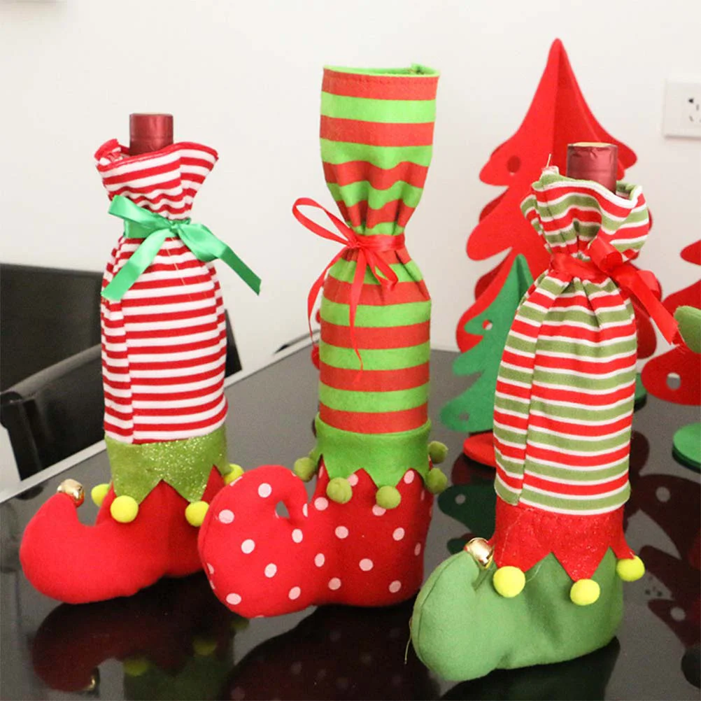 Bottle Bag Christmas Cover Elf Gift Champagnecloth Boots Bags Sweater Bottles Packaging
Bottle Bag Christmas Cover Elf Gift Champagnecloth Boots Bags Sweater Bottles Packaging