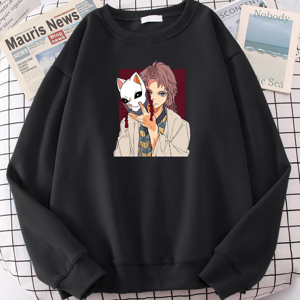 Mens Sweater Anime Demon Slayer Sabito Printing Clothes Males O-Neck Korean Oversized Clothing Warm Exquisite Males Sweatshirts
Mens Sweater Anime Demon Slayer Sabito Printing Clothes Males O-Neck Korean Oversized Clothing Warm Exquisite Males Sweatshirts